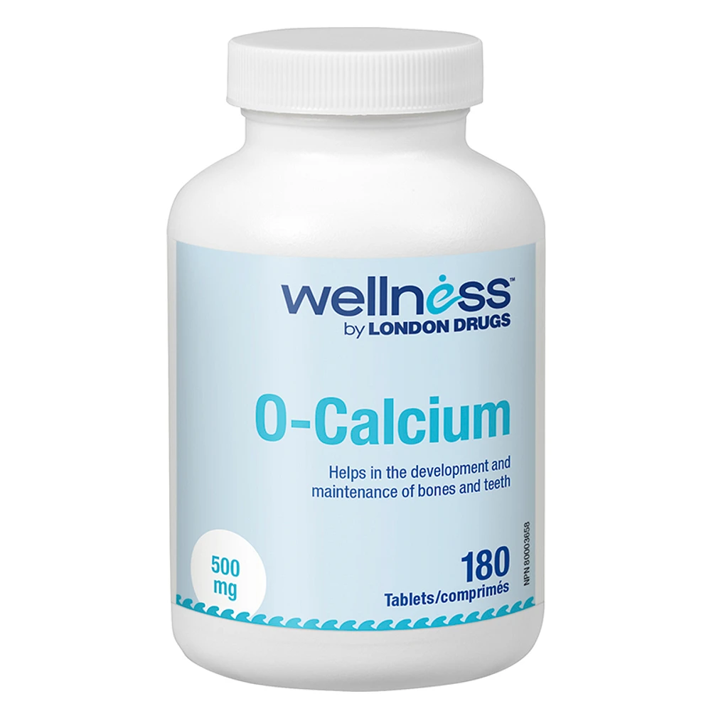 Wellness by London Drugs O-Calcium - 500mg - 180s