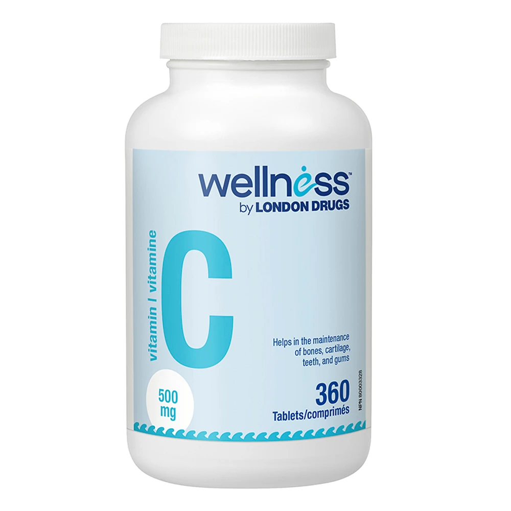 Wellness by London Drugs Vitamin C - 500mg - 360s