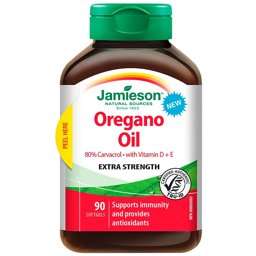 Jamieson Oregano Oil - Extra Strength - 90s