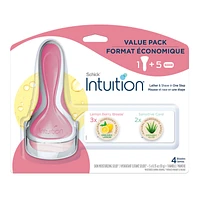 Schick Intuition Value Pack Refillable Razor