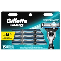 Gillette Mach3 Cartridges - 15s