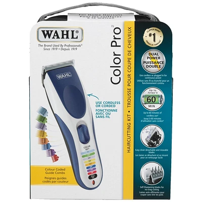 Wahl Color Pro Hair Clipper Set - Blue - 3100