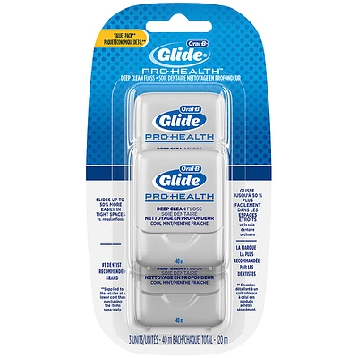 Oral-B Glide ProHealth Dental Floss - 3 x 40 m