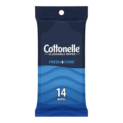 Cottonelle Flushable Wet Wipes - 14 Wipes