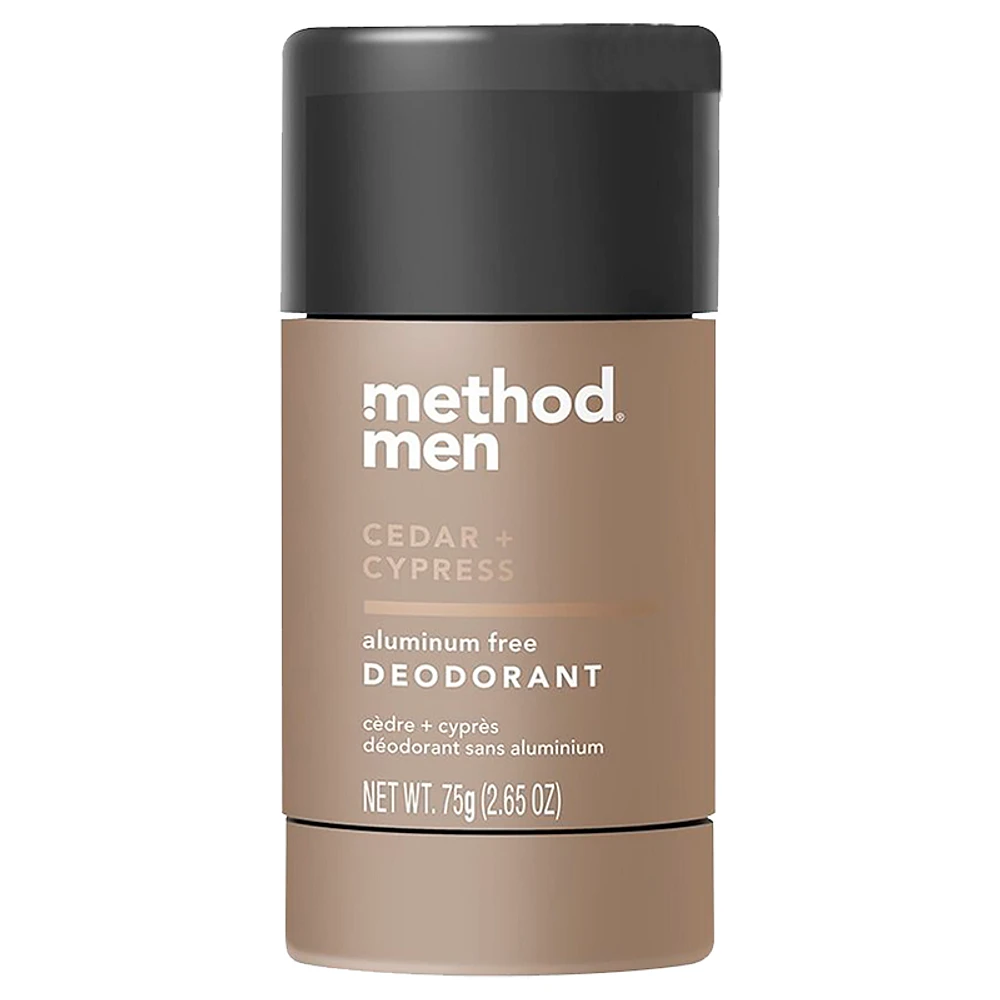 Method Men Aluminum Free Deodorant - Cedar + Cypress - 75g