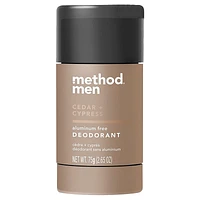 Method Men Aluminum Free Deodorant - Cedar + Cypress - 75g