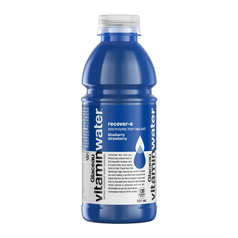 Vitamin Water Recover-e - Blueberry Strawberry - 591ml