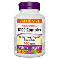 Webber Naturals Vitamin B100 Complex - Timed Release - 140s