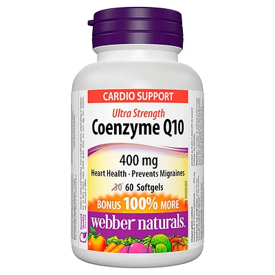 Webber Naturals Ultra Strength Coenzyme Q10 - 400mg - 60s