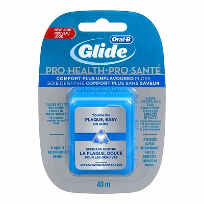 Oral-B Glide Comfort Plus Floss - Unflavoured - 40m