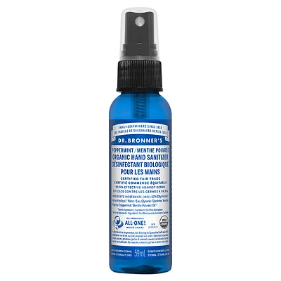 Dr. Bronner's Organic Hand Sanitizer - Peppermint - 59ml