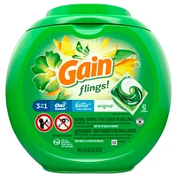 Gain Flings + Aroma Boost 3in1 Laundry Detergent - Original - 42s