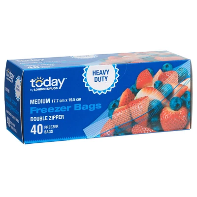 Today by London Drugs Freezer Bags - Medium/40s
