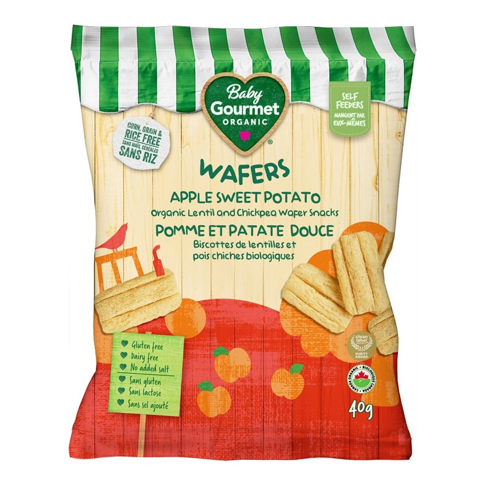 Baby Gourmet Finger Foods Rusks - Apple Sweet Potato - 40g