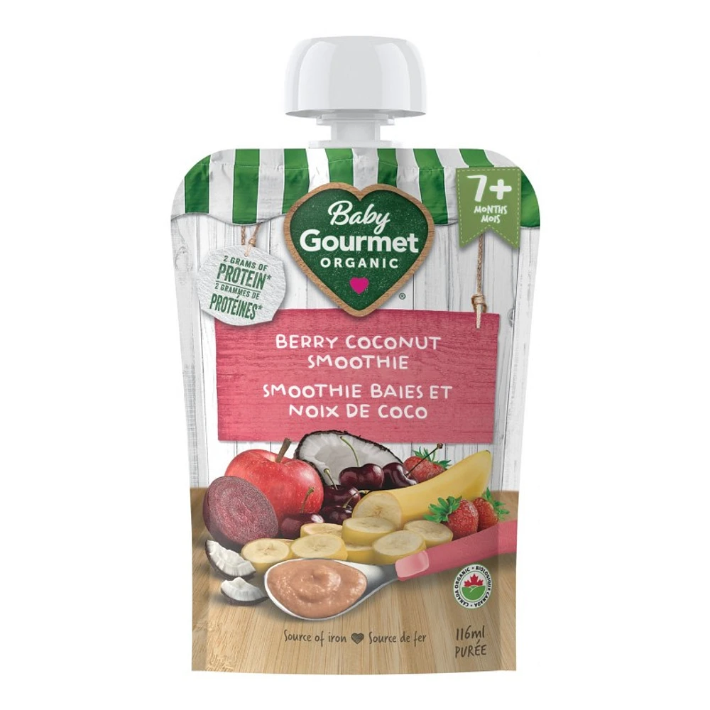 Baby Gourmet Organic Smoothie - Berry Coconut - 116ml