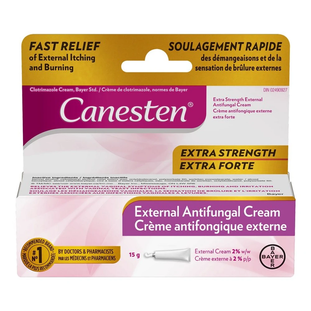 Canesten External Antifungal Cream - Extra Strength - 15g