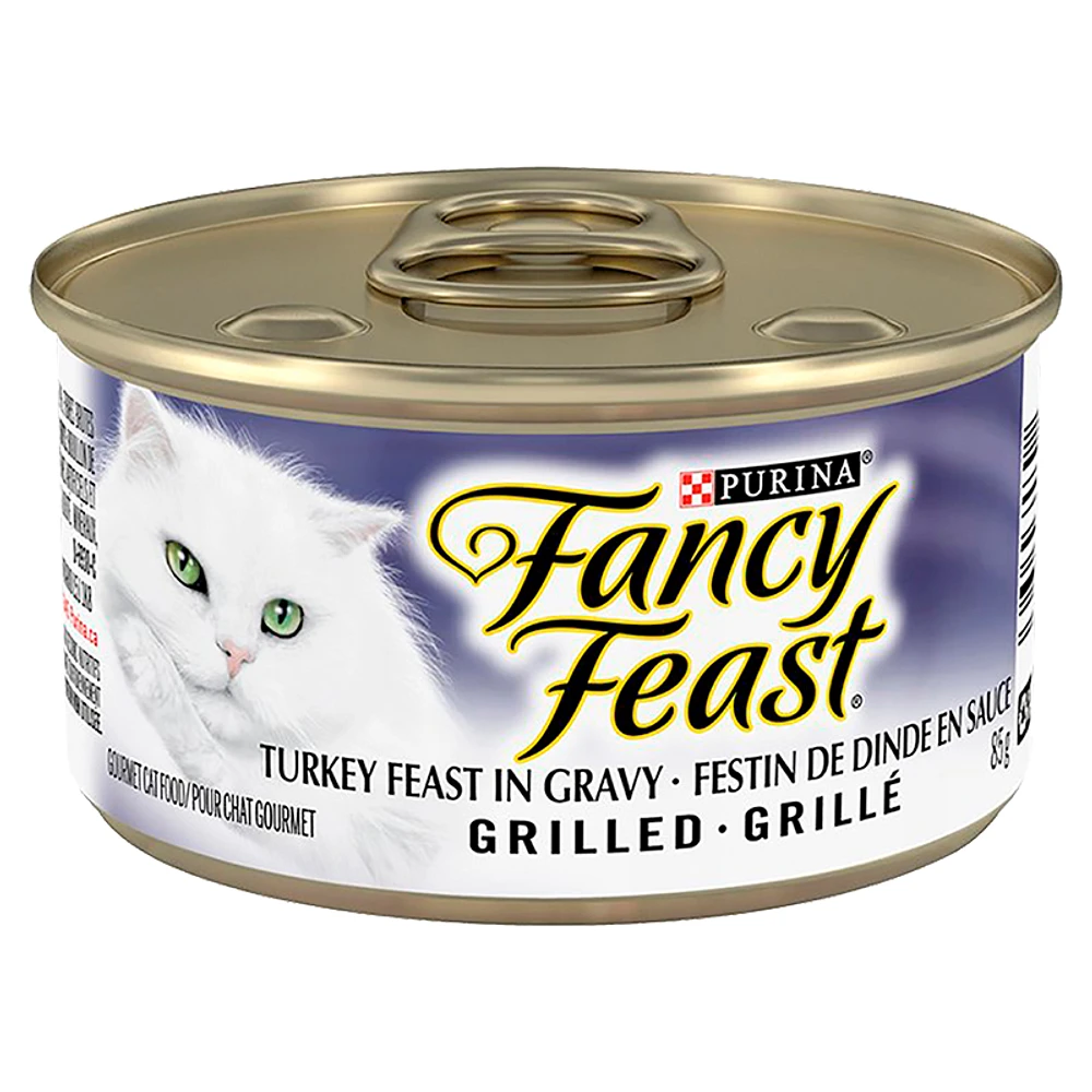 Fancy Feast Cat Food - Grilled Turkey in Gravy - 85g