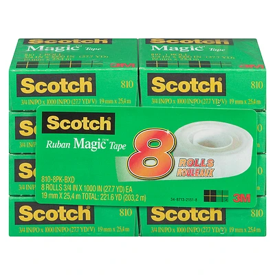 Scotch Magic 810 office tape (pack of 8)