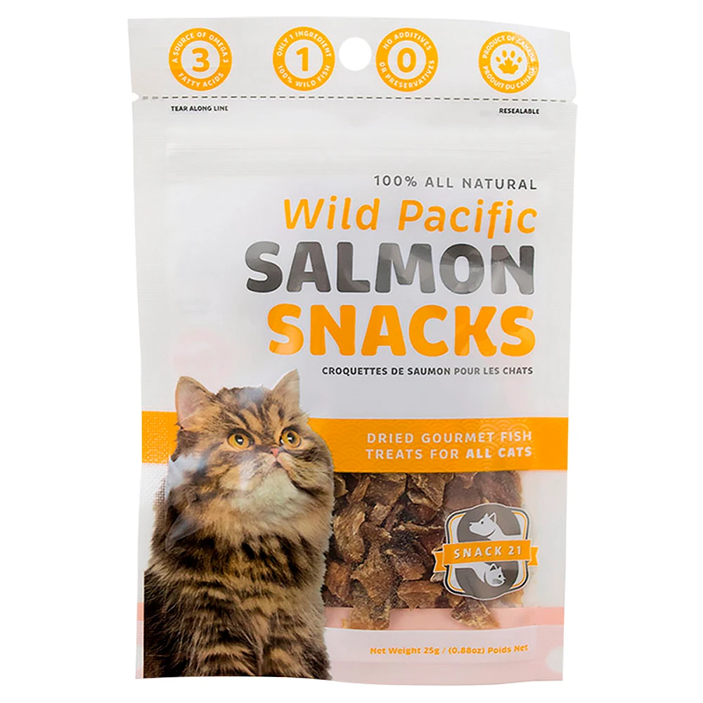 Snack 21 Snack Cats Treats - Wild Pacific Salmon - 25g