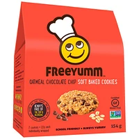 FreeYumm Oatmeal Chocolate Chip Soft Baked Cookies - 154g