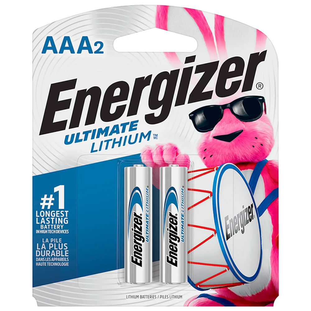 Energizer Ultimate Lithium AAA Battery - 2 pack