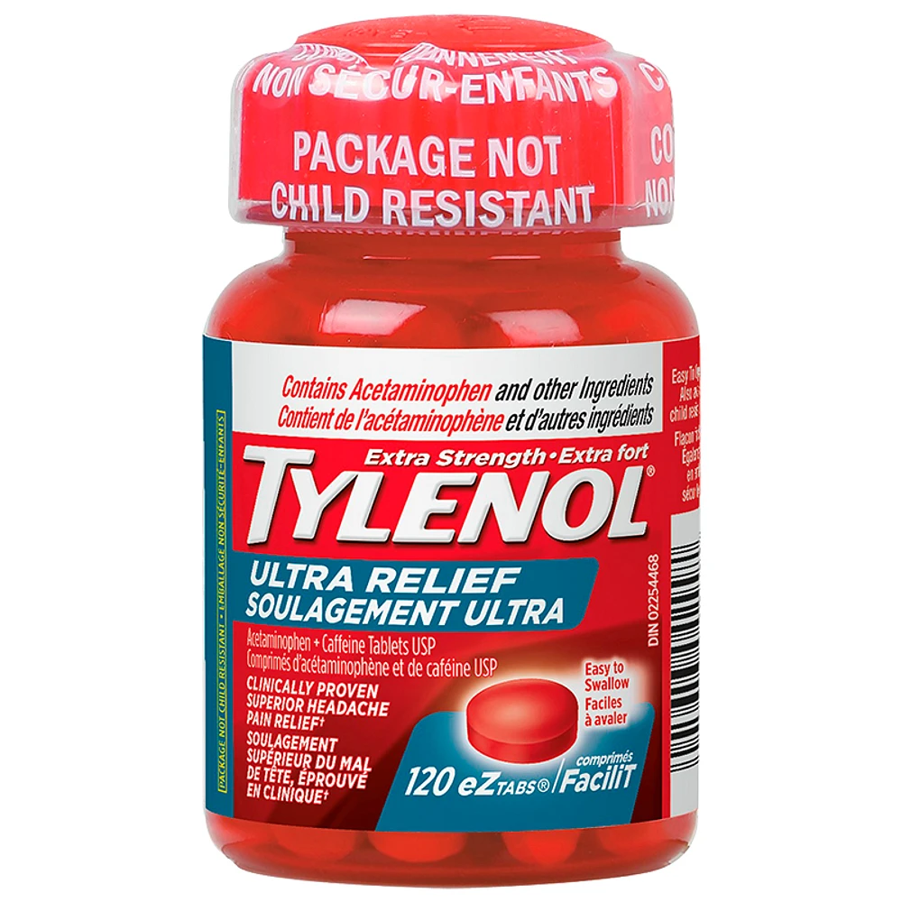 Tylenol* Extra Strength Ultra Relief - 120sï¿½ ï¿½