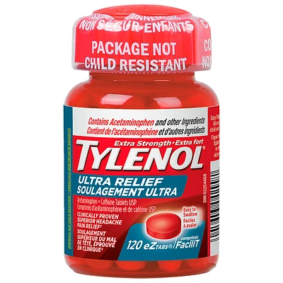 Tylenol* Extra Strength Ultra Relief - 120sï¿½ ï¿½