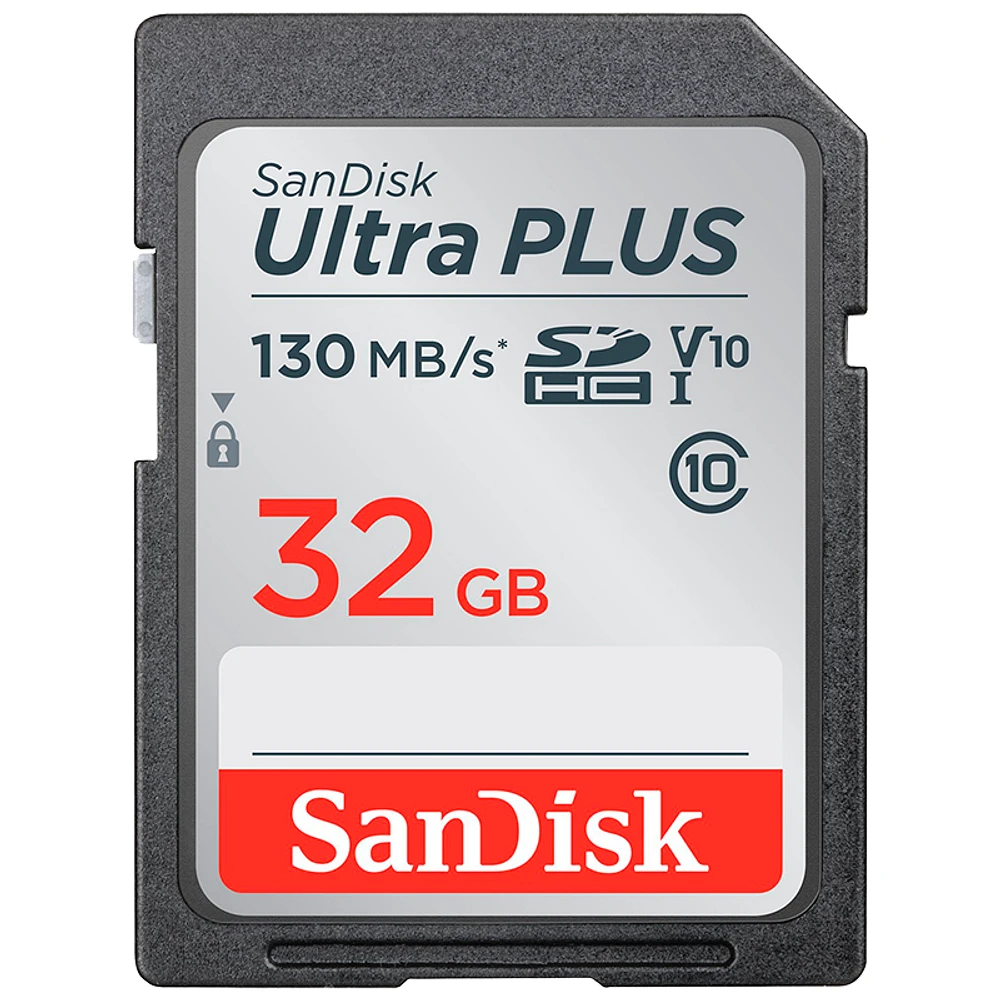 SanDisk Ultra Plus 32GB SDHC-Card - SDSDUW3-032G-CB6IN