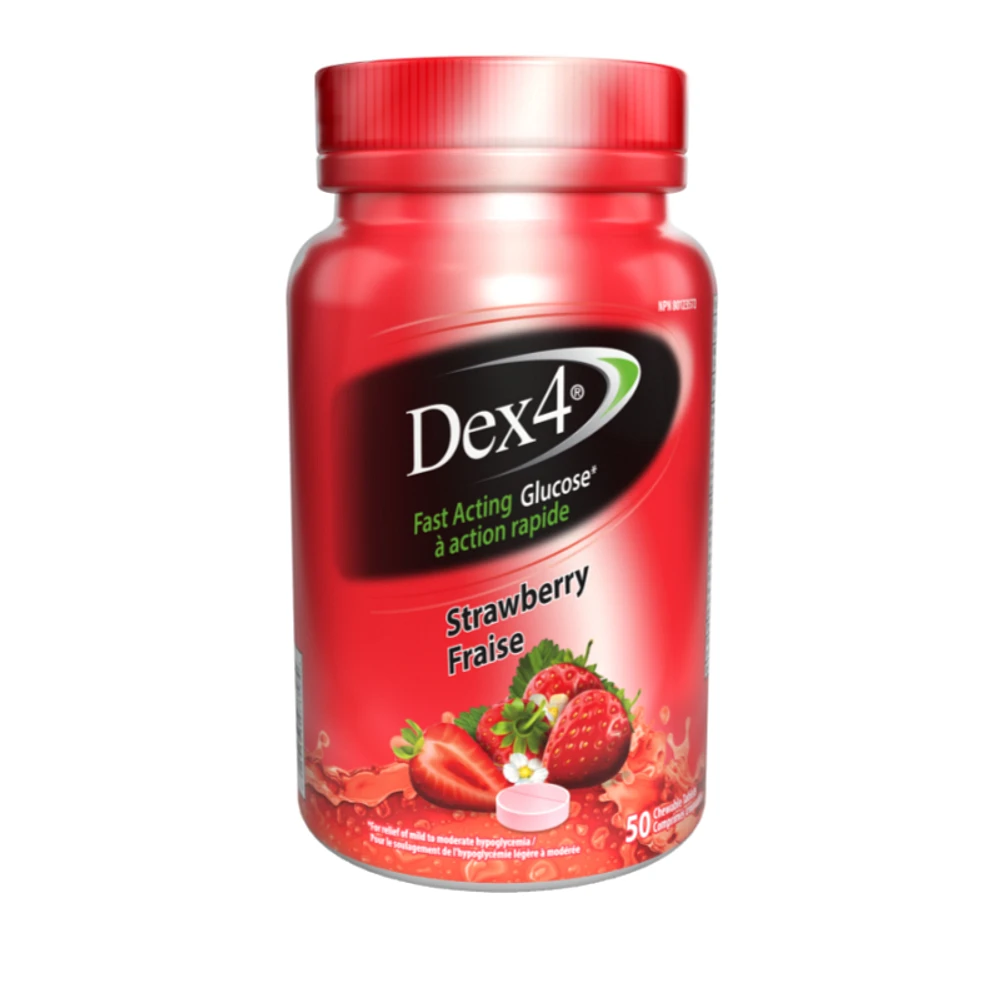 Dex4 Fast Acting Glucose - Strawberry - 50s