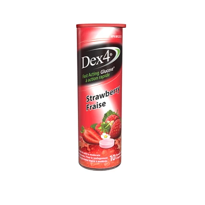 Dex4 Fast Acting Glucose - Strawberry - 10s