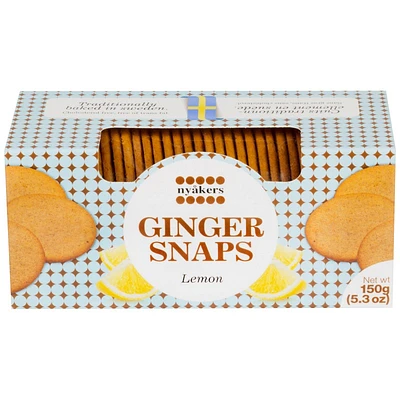 Nyakers Ginger Snaps Lemon - 150g