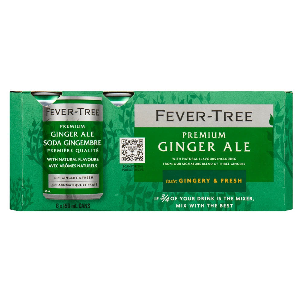 Fever-Tree Premium Ginger Ale - 8x150ml