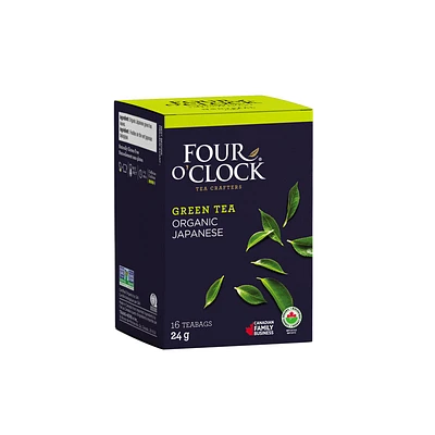 Four O'Clock Organic Japanese Green Tea - 16s