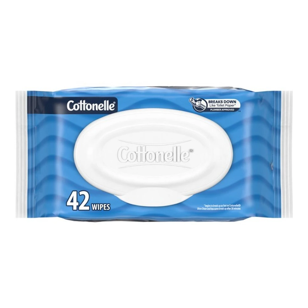 Cottonelle Fresh Care Flushable Adult Wet Wipes - 1 Pack/ 42 Wipes