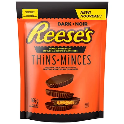 Reese's Peanut Butter Thins - Dark Chocolate - 165g