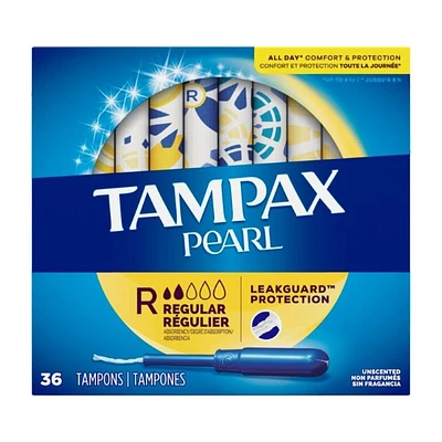 Tampax Pearl Tampons - Regular - 36s