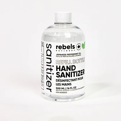 Rebels Refinery Refill Bottle Hand Sanitizer - Japanese Mint - 500ml