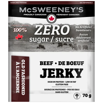 McSweeney's Zero Sugar Beef Jerky - Old Fashioned - 70g