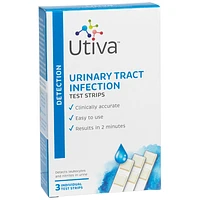 Utiva Urinary Tract Infection Test Strips - 3s