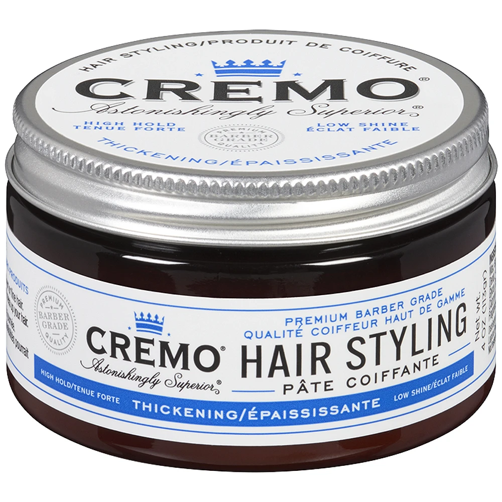 Cremo Astonishingly Superior Thickening Hair Styling Paste - High Hold - 118ml