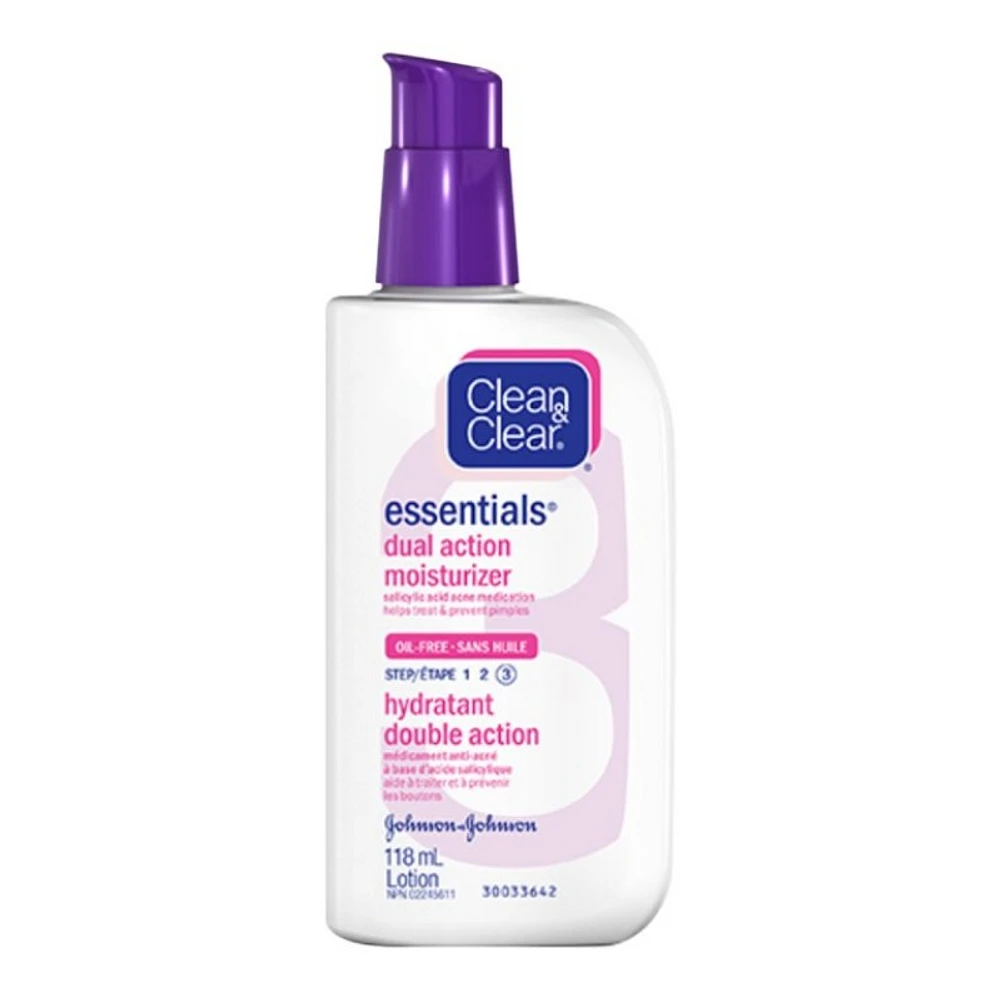 Clean & Clear Essentials Dual Action Moisturizer - 118ml