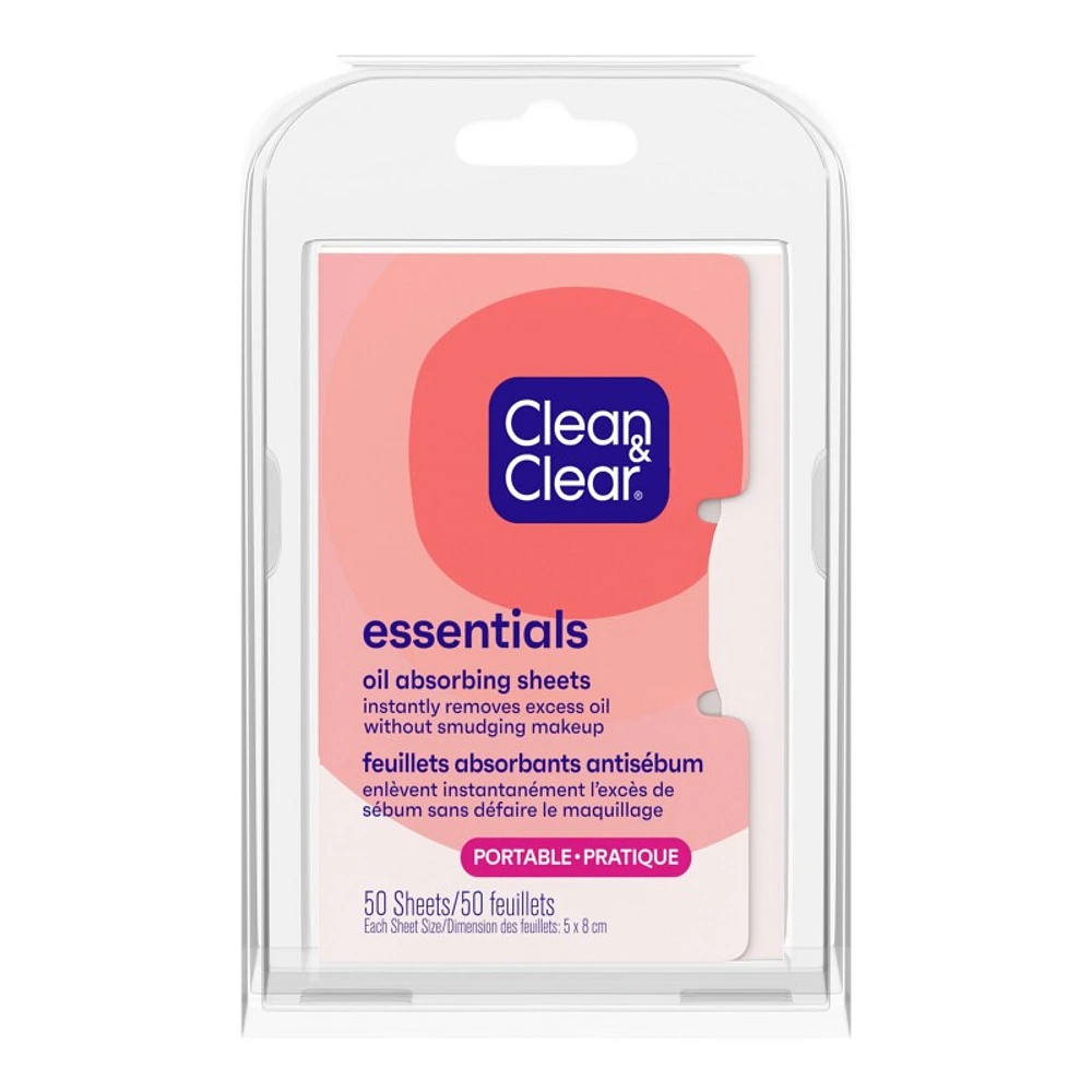 Clean & Clear Oil Absorbing Sheets - 50's