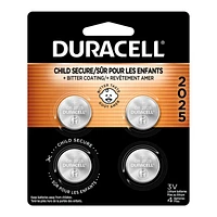Duracell Lithium Battery - Bitter Coating - CR2025 - 4 Pack