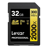 Lexar Professional 2000x Flash Memory Card - 32GB - LSD2000032G-BNNNU