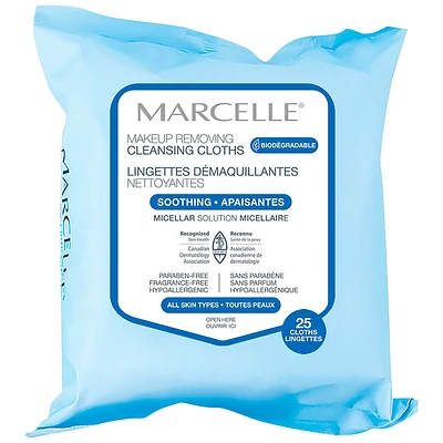 Marcelle Soothing Make-up Removing Wipes - 25s