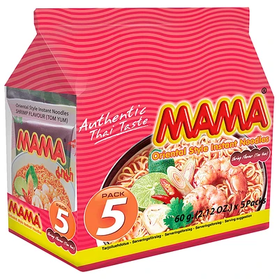 Mama Instant Noodles - Shrimp - 5x60g