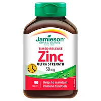 Jamieson Timed Release Ultra Strength Zinc Tablets - 50mg - 90s