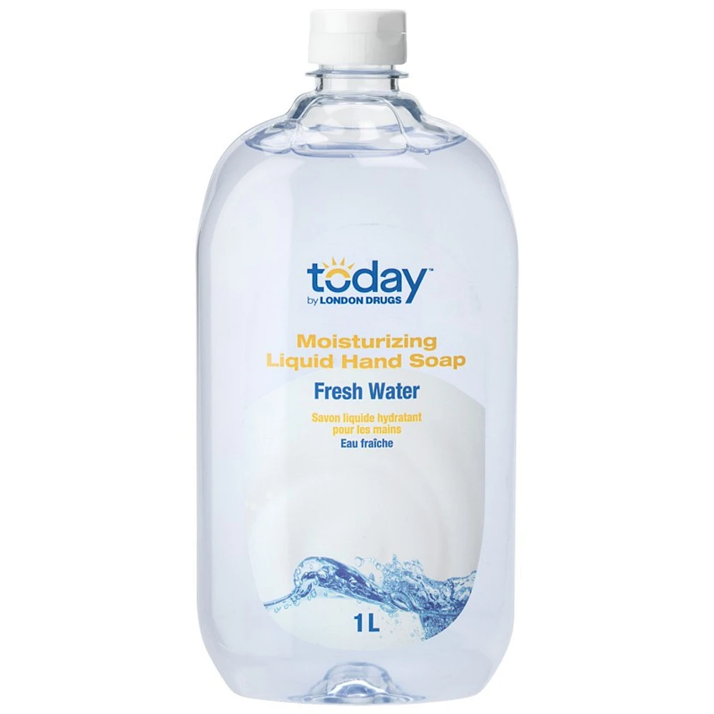 Today by London Drugs Liquid Hand Soap - Fresh Water Refill - 1L