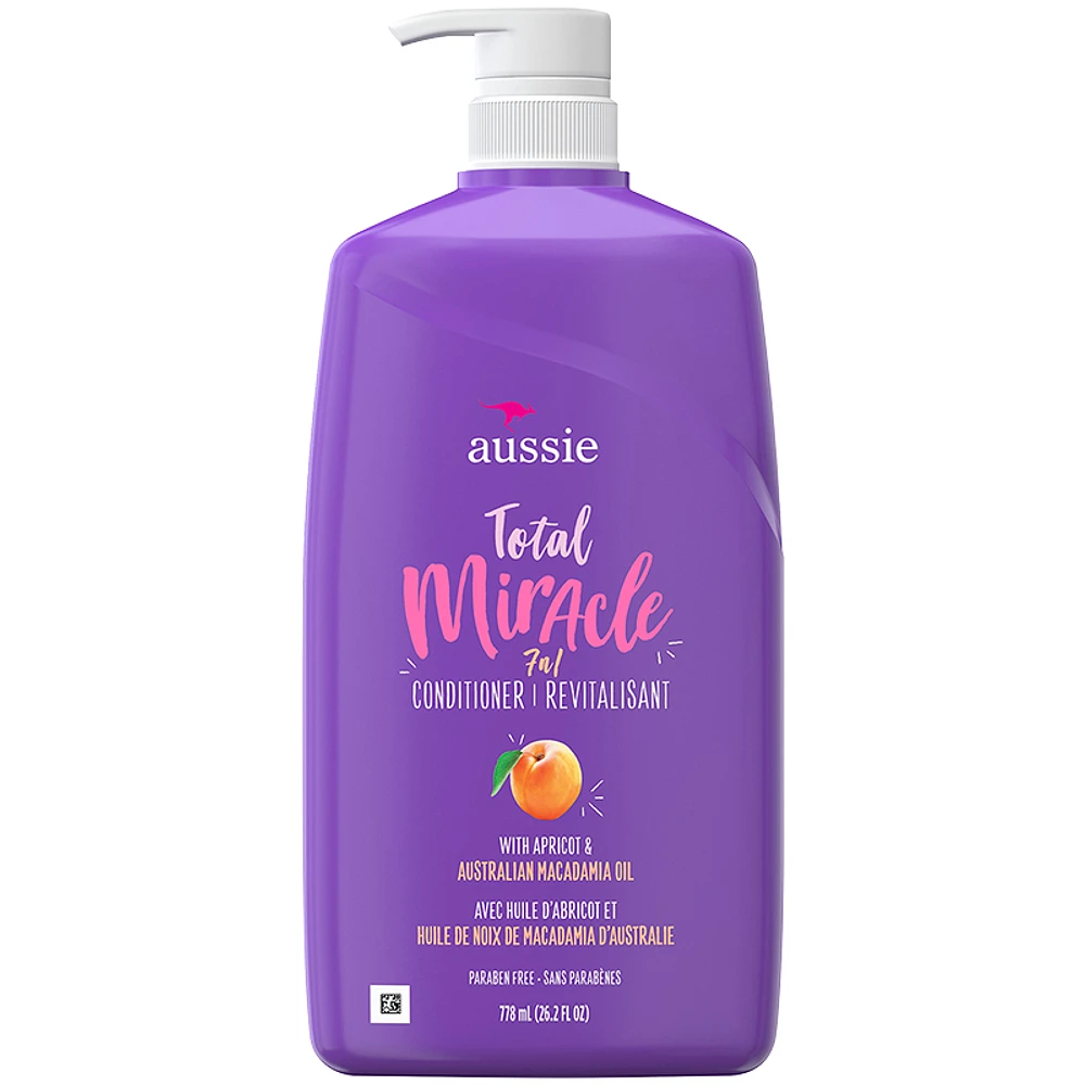 Aussie Total Miracle Conditioner- Apricot & Macadamia Oil - 778ml