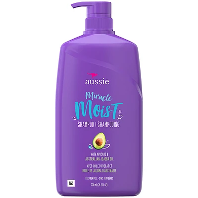 Aussie Miracle Moist Shampoo - Avocado & Jojoba Oil - 778ml